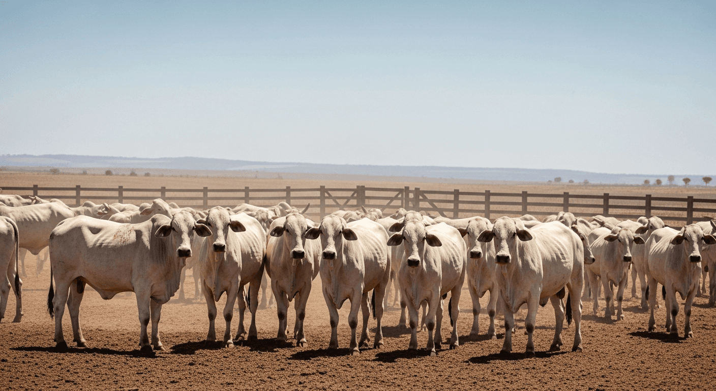 Brazil Cattle Price Holds Firm at R$344, Squeezing Meatpackers