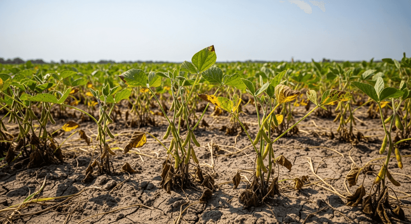 Dry Spell Grips Key Brazil Soybean Regions, Fueling Commodity Price Risk