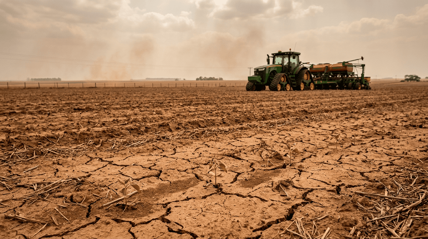 Dry Spell Halts Soybean Planting in Brazil’s Center-West as El Niño Brings Hot, Dry Start