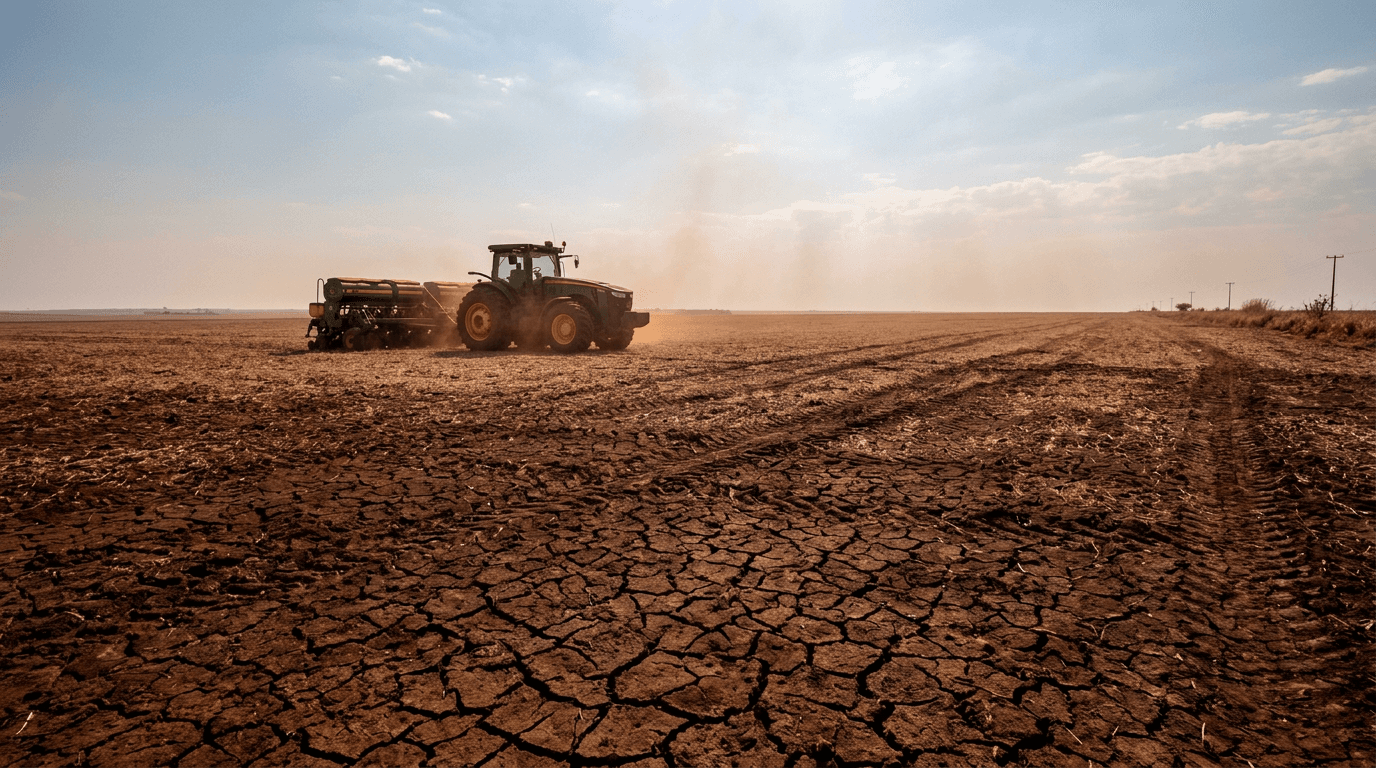 Dry Spell Hits Brazil's Key Soybean Belt, Raising Crop-Stress Alarms