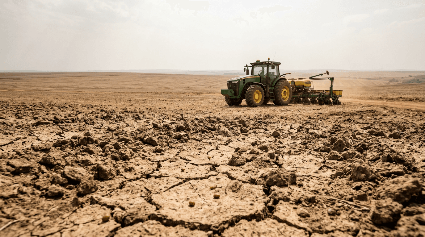 Dry spell in Brazil's soybean belt slows early planting progress