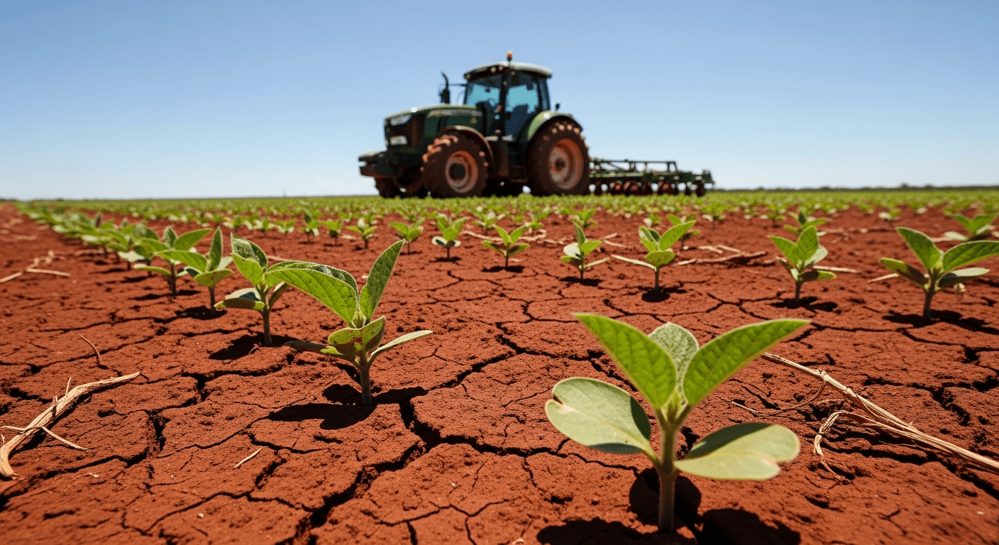 Dry Spell Stresses Brazil’s Soybean Heartland, Threatening Planting and Yields