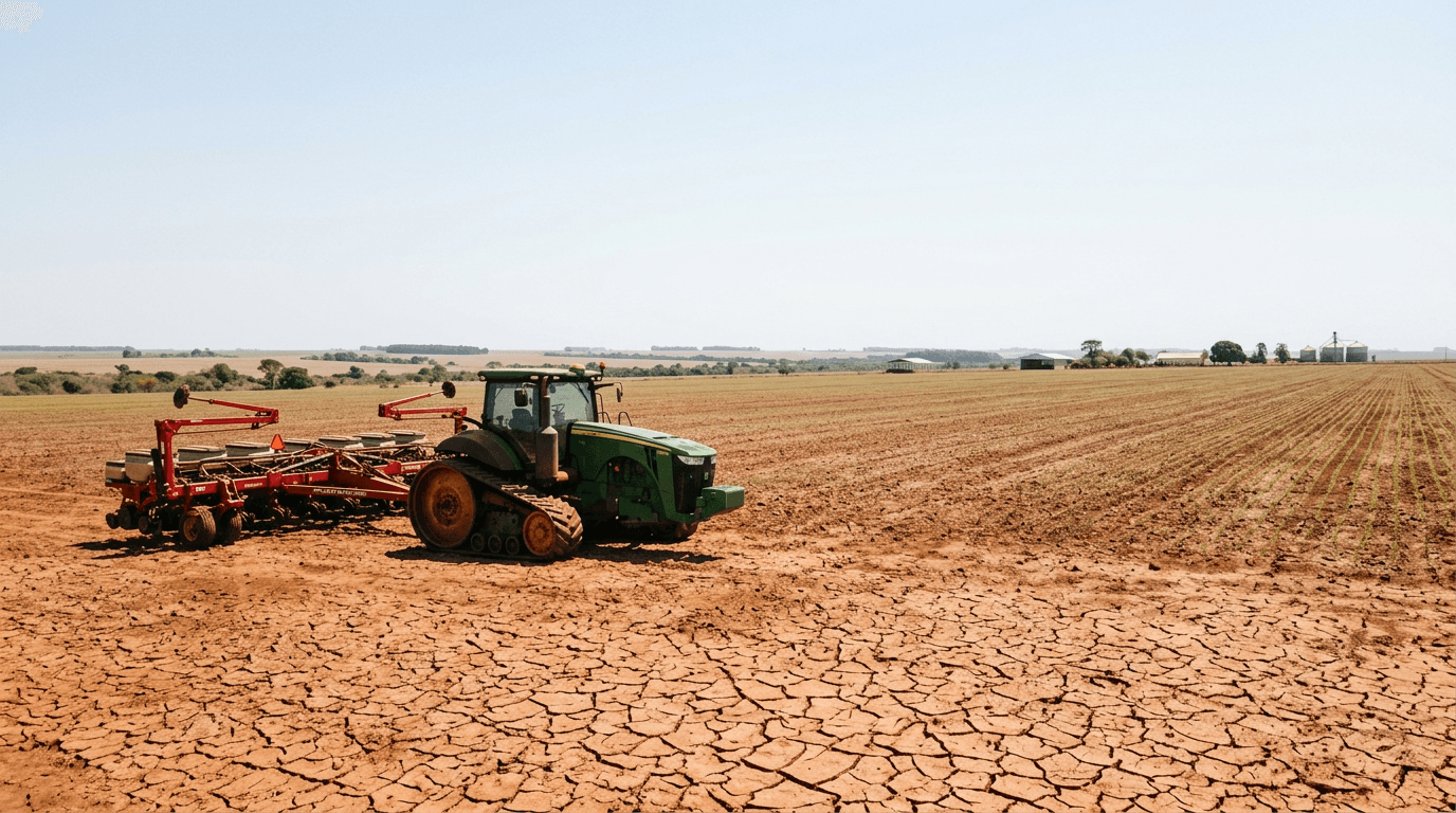 Dry Weather Pauses Soybean Planting in Key Brazilian Regions as Water Stress Builds