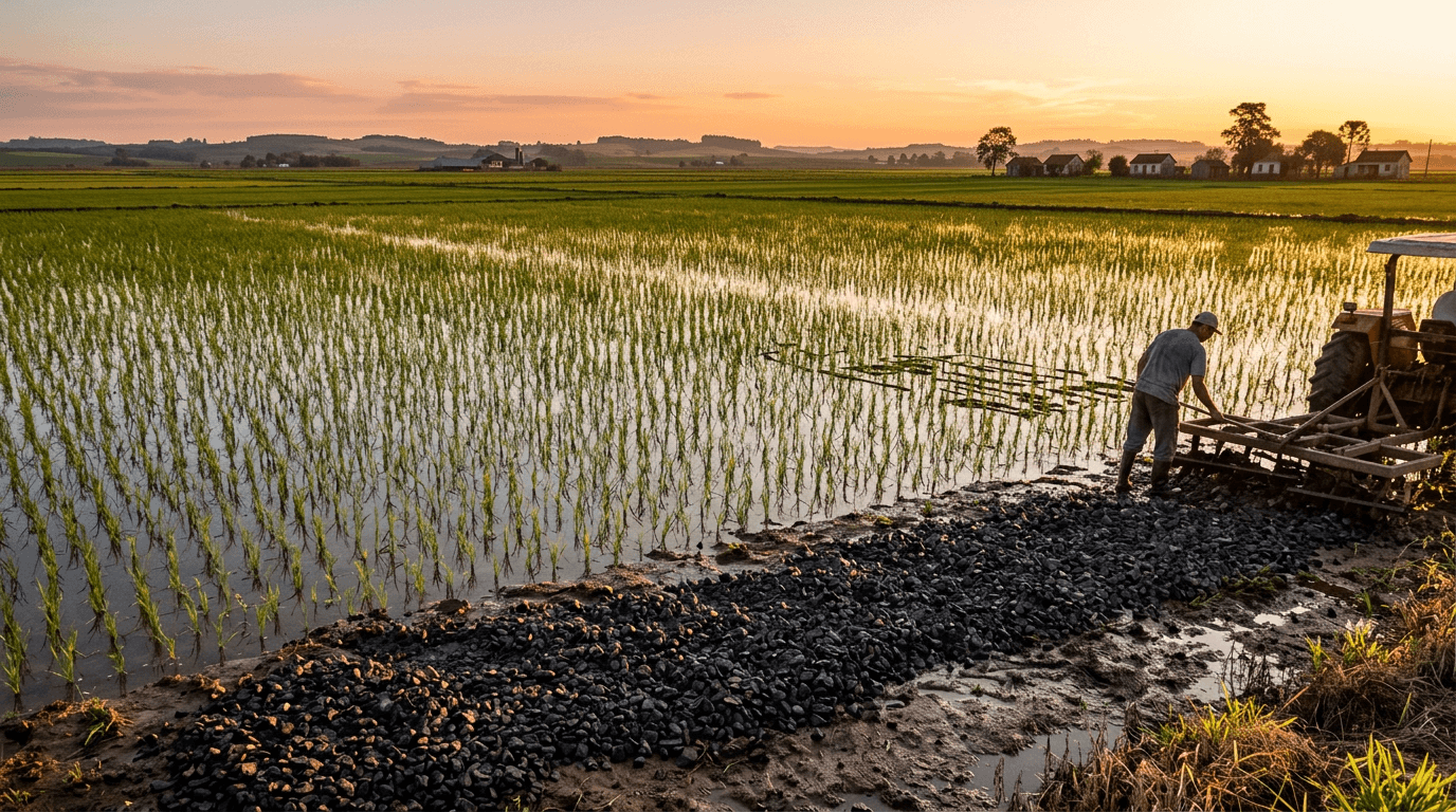 Google Backs Giant Brazil Rice Project to Cut Methane and Permanently Capture CO2