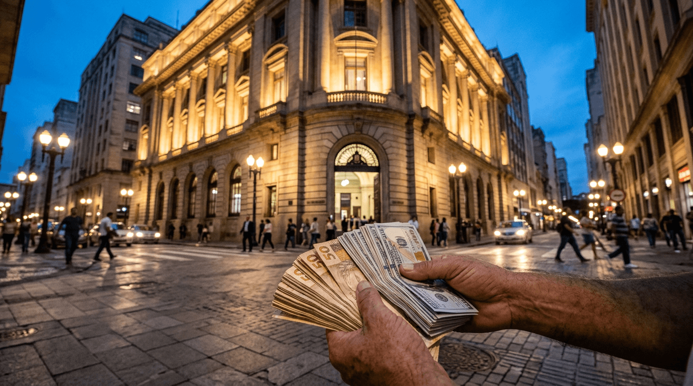 Brazilian Real Strengthens Below 5 Per Dollar as Stocks Hit Record Highs