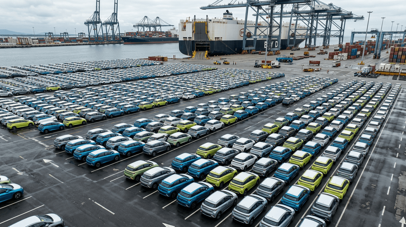 China Auto Imports Surge in Brazil Ahead of EV Tariff Hike, Pressuring Local Industry