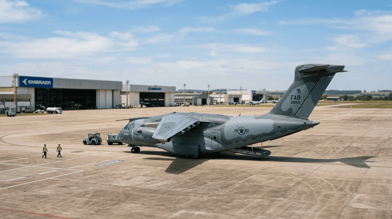 Embraer Delivers First C-390 Millennium to Uzbekistan, Lands Key Central Asia Export Deal