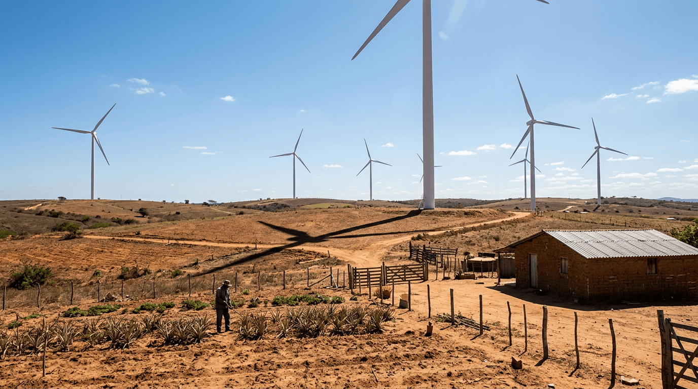 Brazil’s Green Energy Push Faces Social Risk as Farmers Sue French Wind Operator Voltalia in Northeast