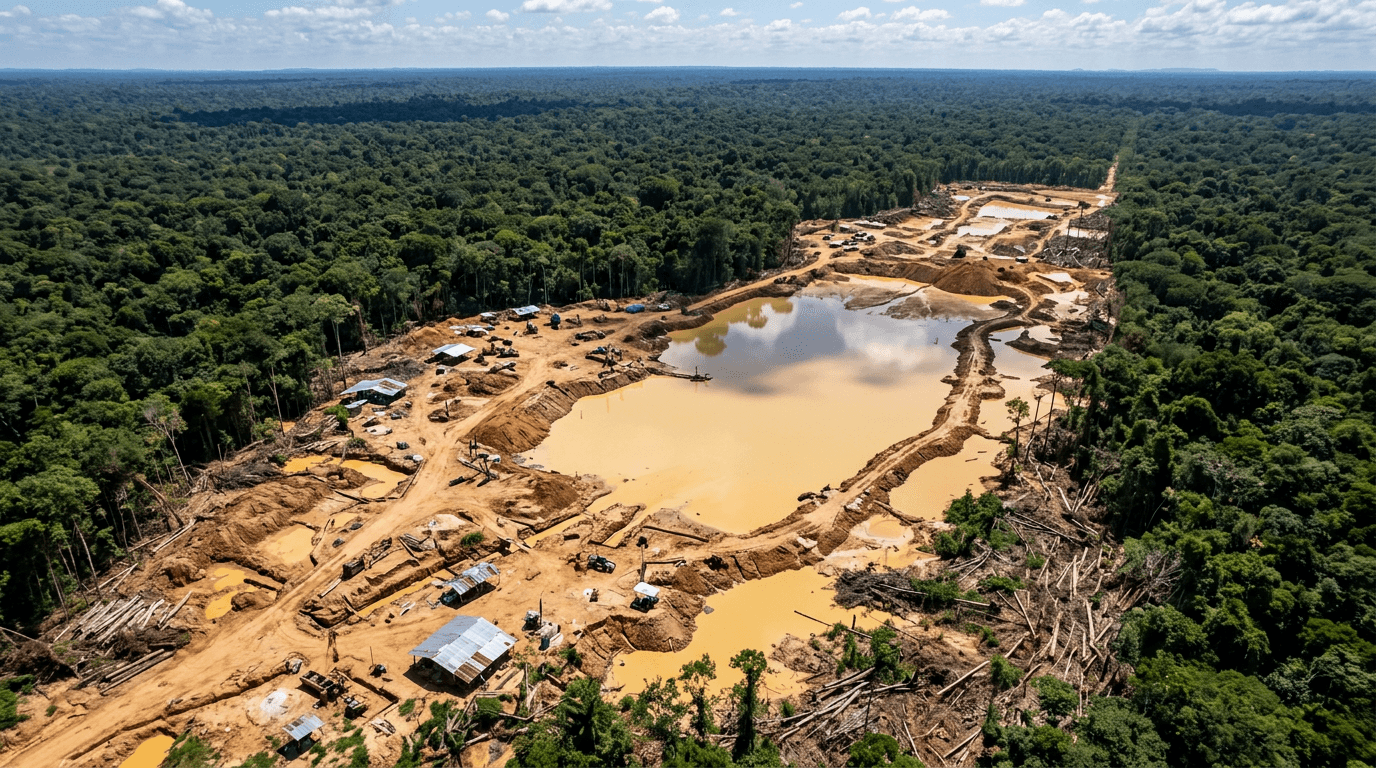 Illegal Gold Mining Ravages Amazon Protected Areas Despite Crackdowns, Endangering Indigenous Peoples